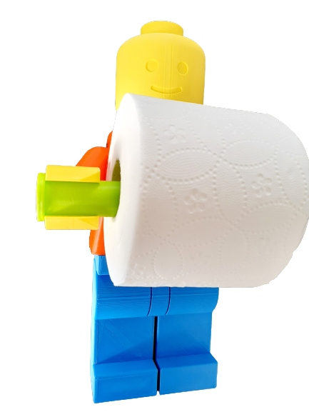 

Uchwyt na papier toaletowy Lego Man Łazienka Dziec