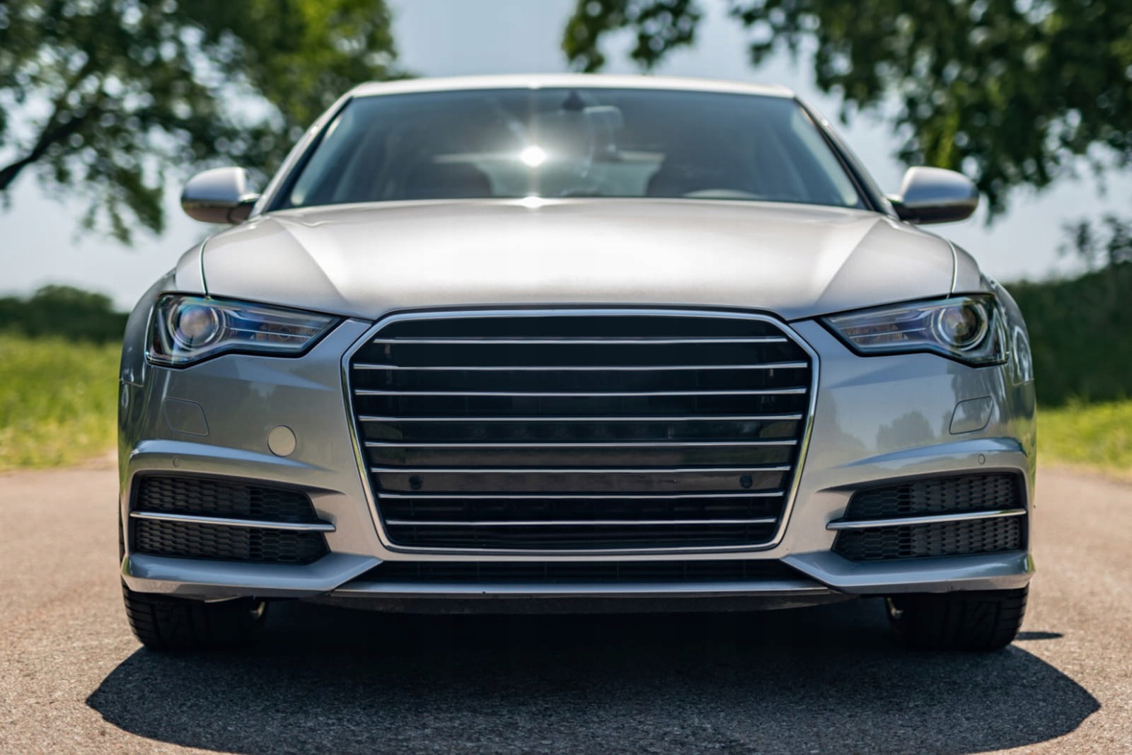 AUDI A6 C7 4G 2015-2018 PO FACELIFTINGU RAMKA GRILLA CHROMOWANA 4G0807715C Producent części Inny