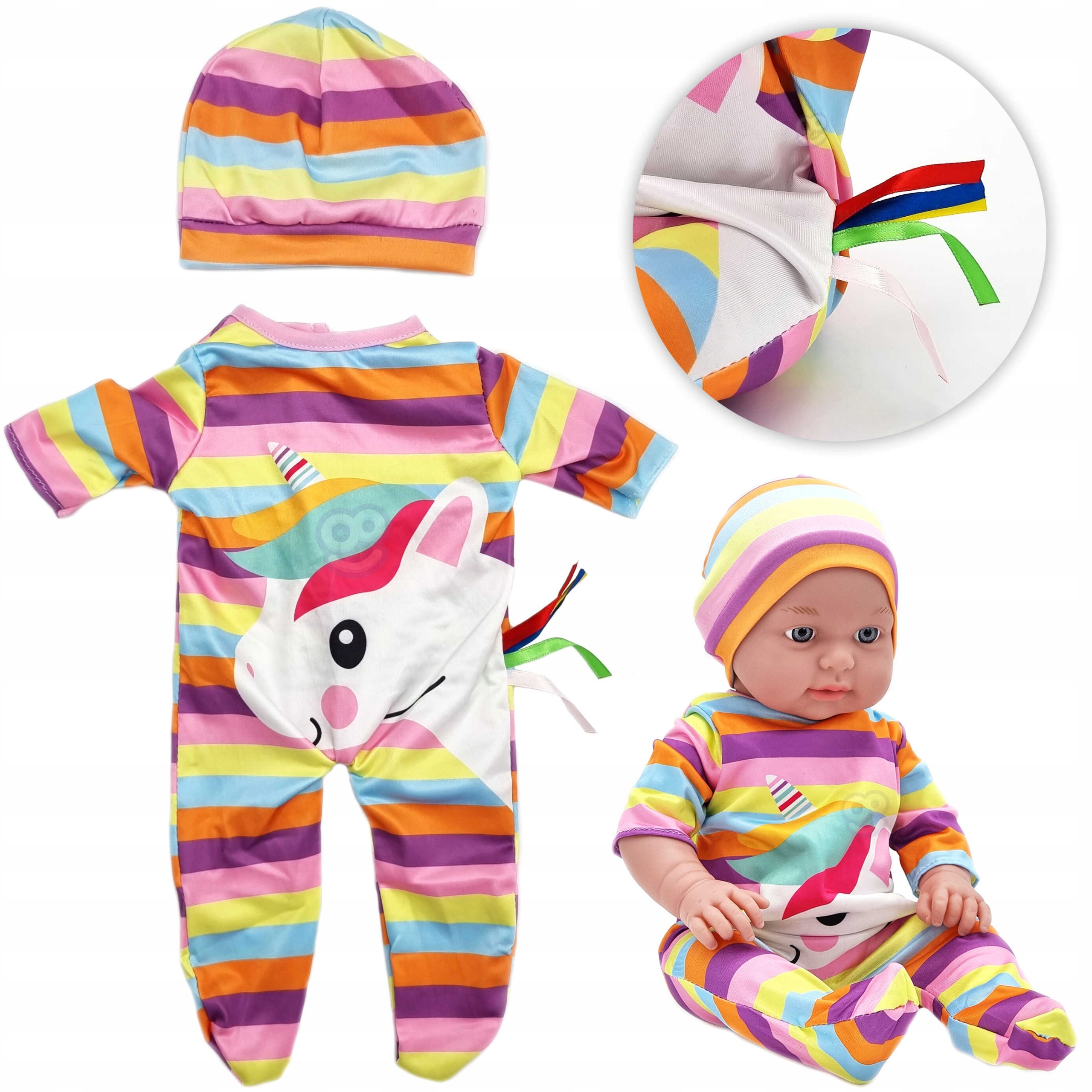 

Ubranko Dla Lalki Zestaw Jednorożec 43 cm Woopie