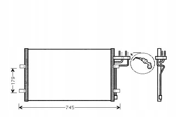 конденсатор кондиционера FORD Focus 04- valeo # pro+ Kit9