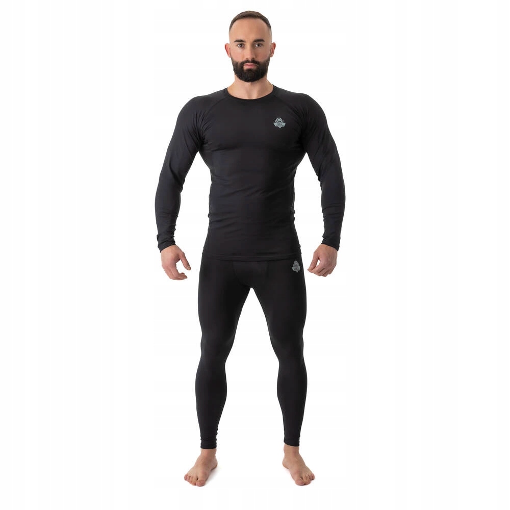 RASHGUARD LONG SLEEVE KOSZULKA KOMPRESYJNA DŁUGI RĘKAW MMA BLACKRSL M Stan opakowania oryginalne