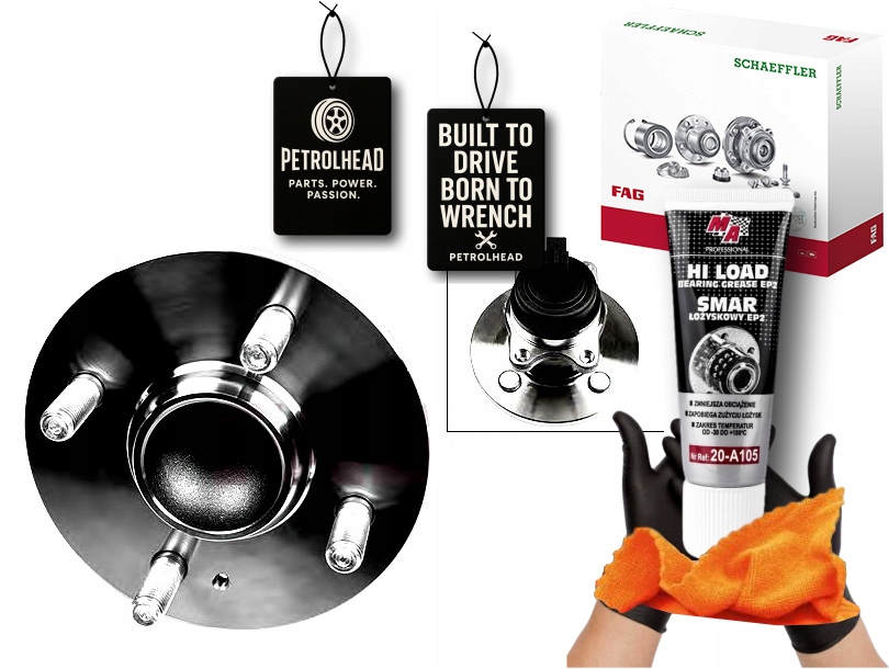 Ložisko Kola Kia Zadní Rio Fag #Petrolhead Pro+ Kit7