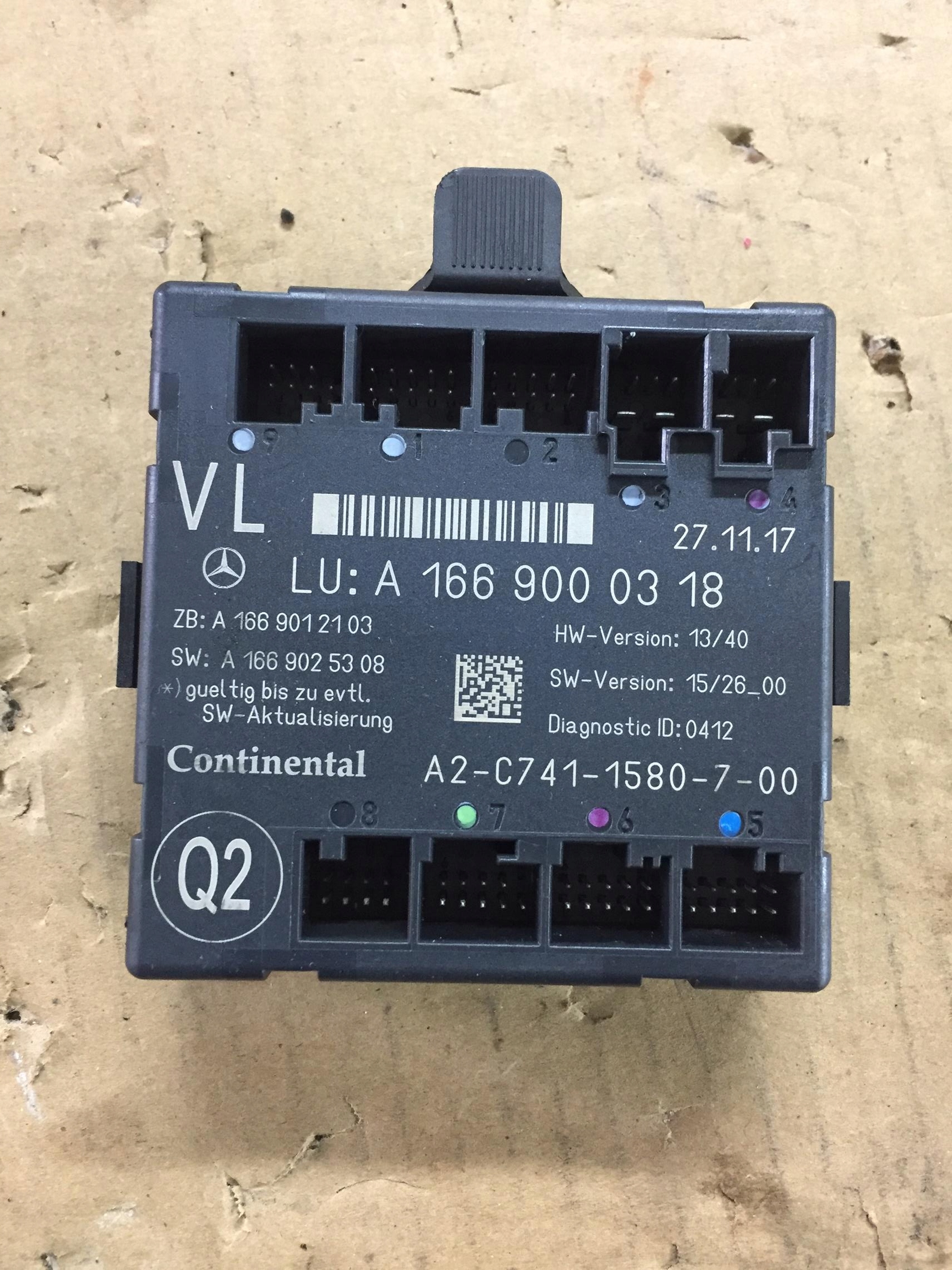 MERCEDES GLE GLE43 166 дверной модуль A1669000318