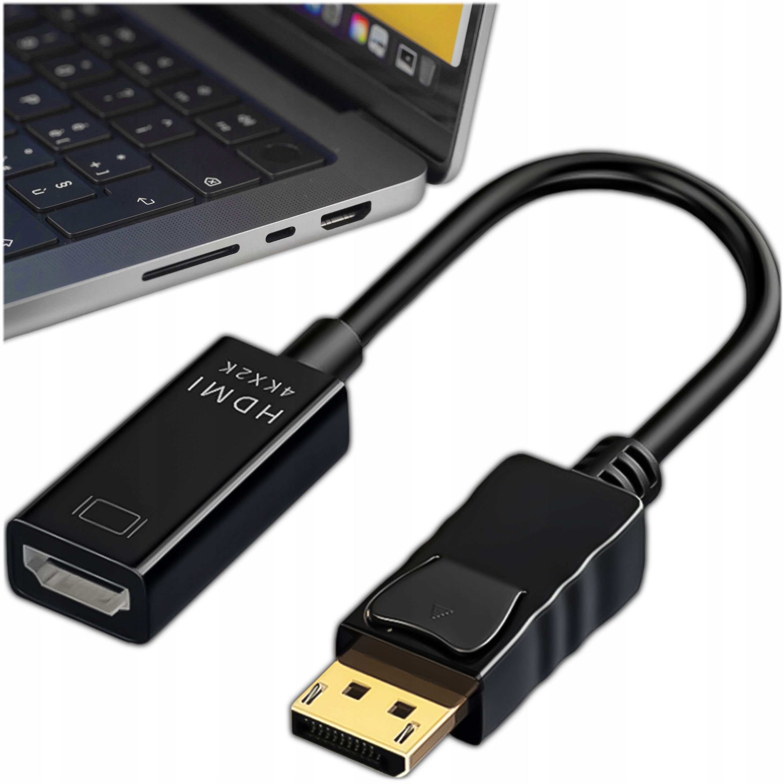 ADAPTER KABEL DISPLAYPORT DISPLAY PORT DP DO HDMI PRZEJŚCIÓWKA 0,2 m 30 Hz