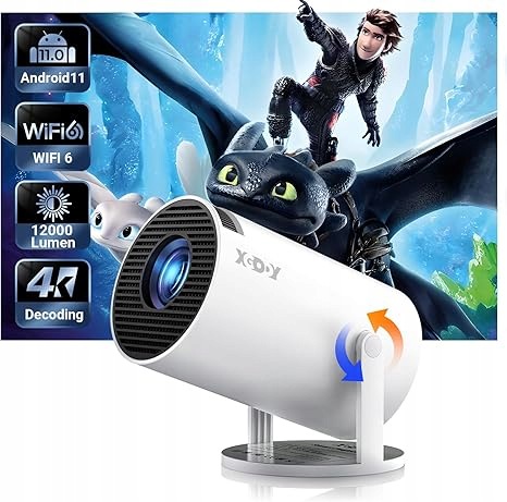 Xgody Gimbal 3 Mini – Android Tv, 4K, WiFi6, Bluetooth, 360°