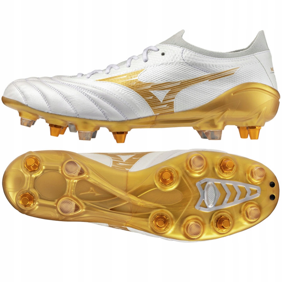 Mizuno Morelia Neo IV Beta Elite MIX Sg (42,5) Boty Šrouby Pánské Bílá