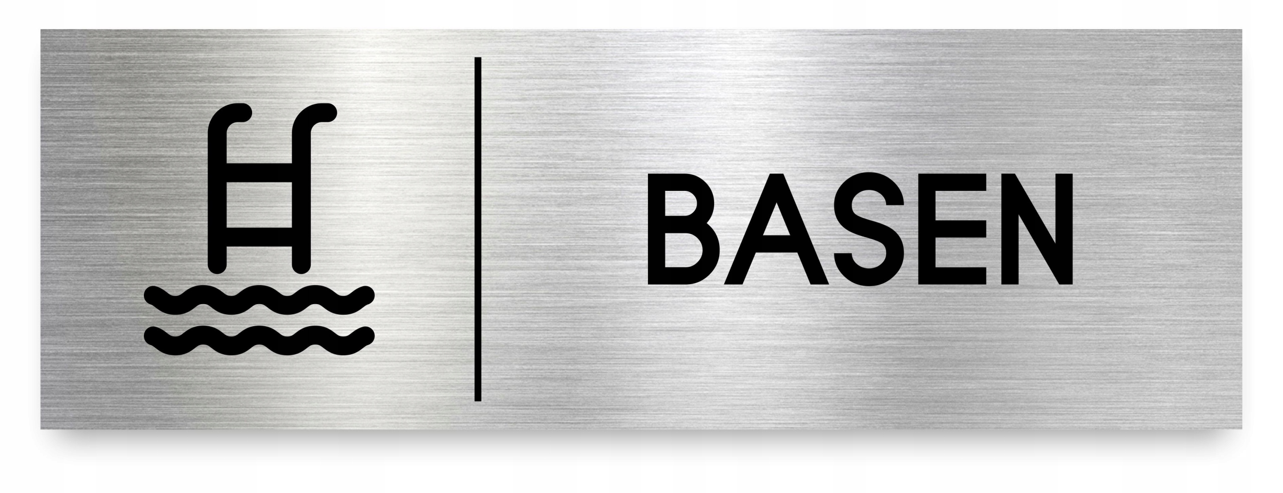 

Tabliczka Basen 30x10 cm Dibond