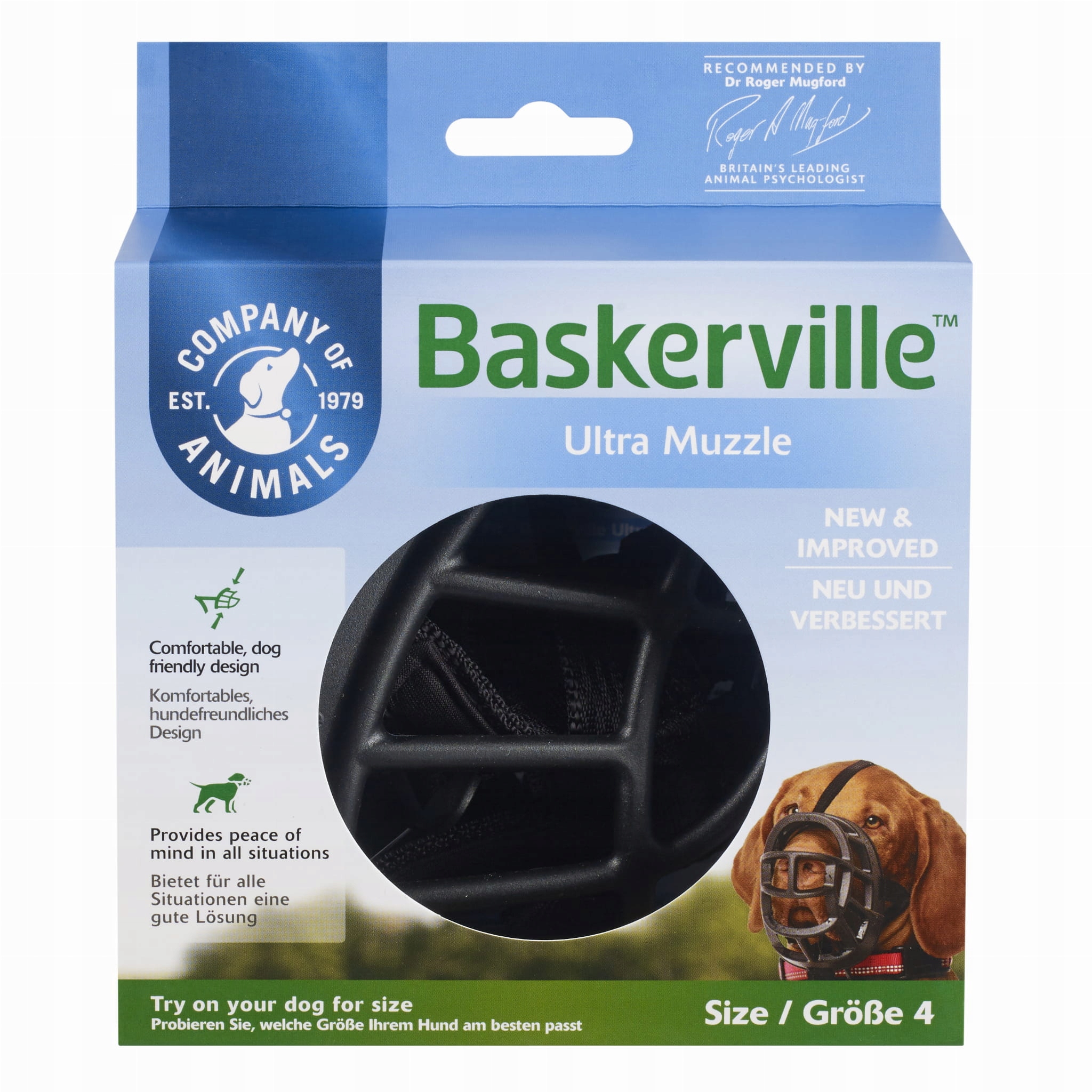 Levně Náhubek Baskerville Ultra Muzzle velikost 4, černý