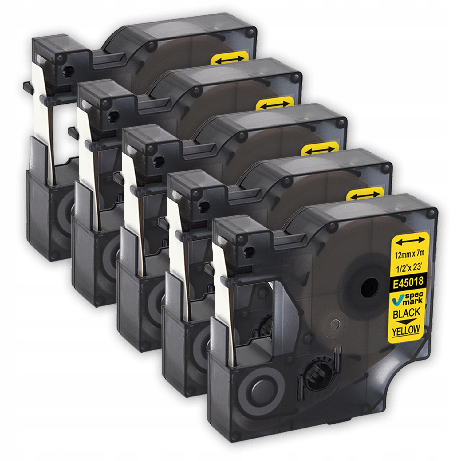 

Taśma do Dymo D1 45018 12mm S0720580 Zestaw 5 szt