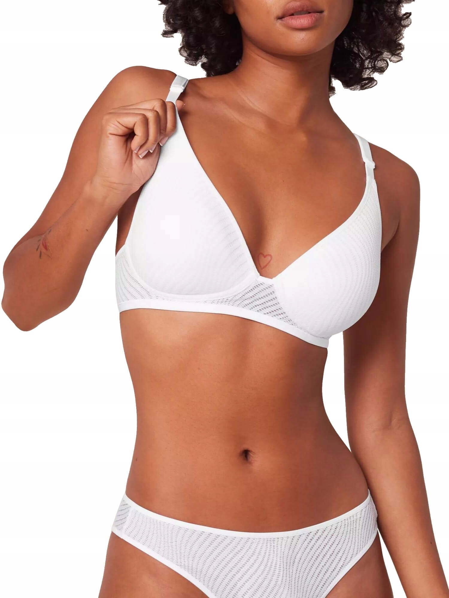 T051 Triumph vyztužená podprsenka bílá Harmony Spotlight P Ex vel. 90C