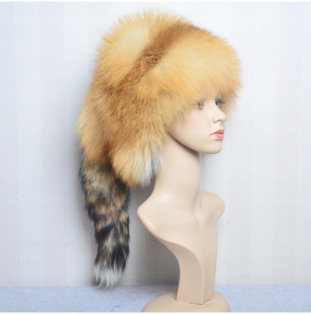 

Czapka Z Futra Lisa Ruda