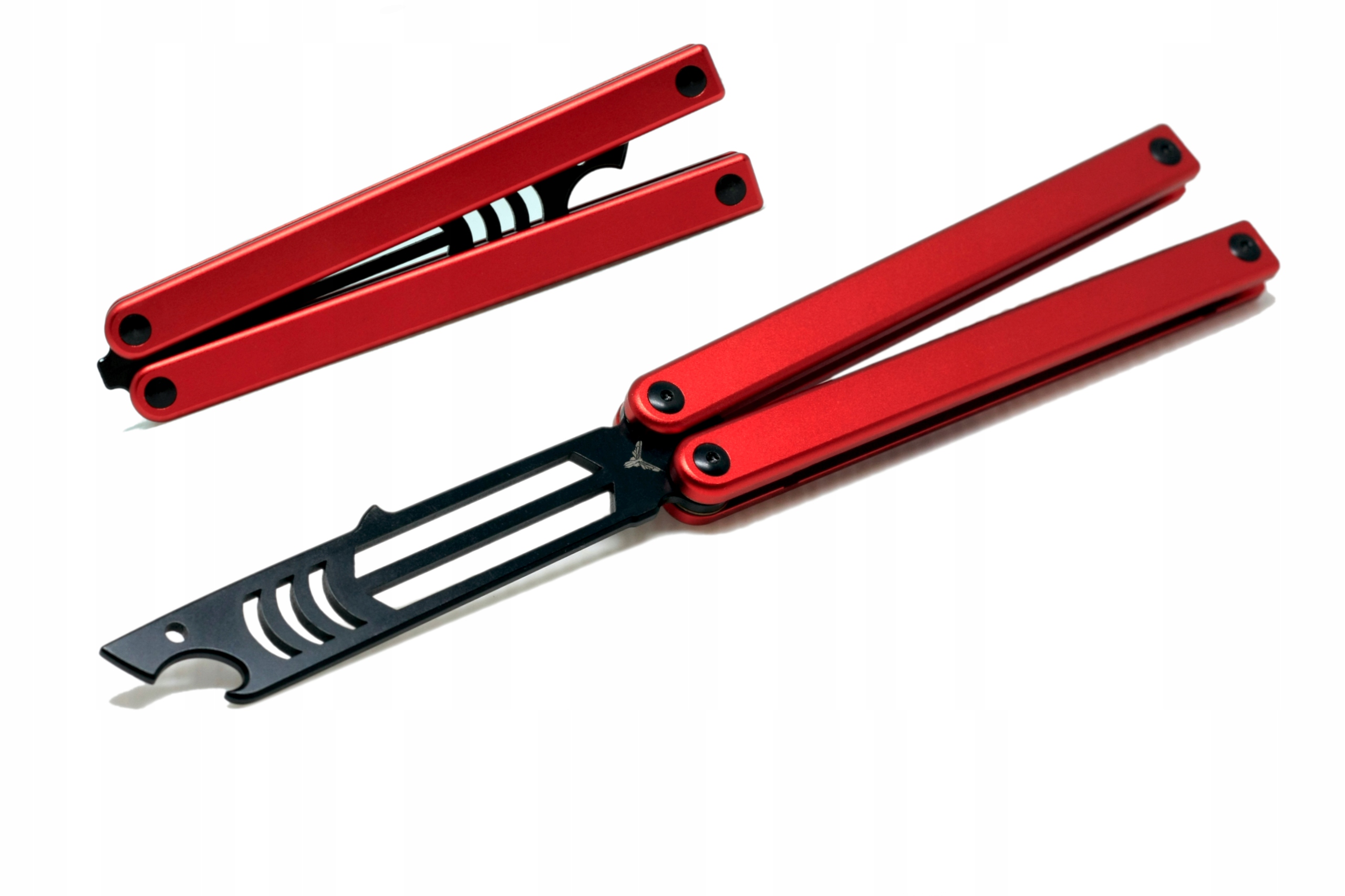 Butterfly nůž AntarctiS T10 Shark Red Rdbk otvírák