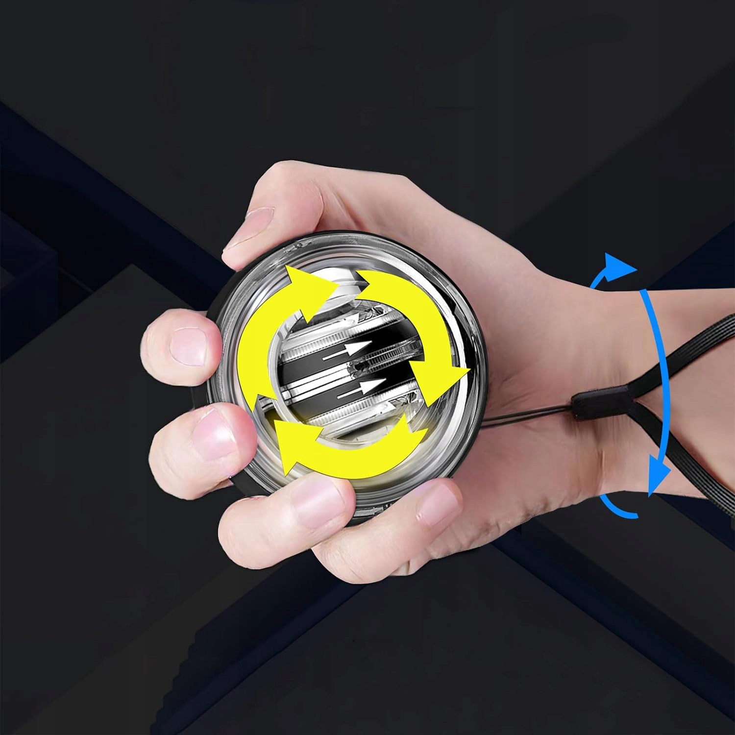 POWERBALL KULA ŻYROSKOPOWA ĆWICZEŃ NADGARSTKA Rodzaj kula żyroskopowa