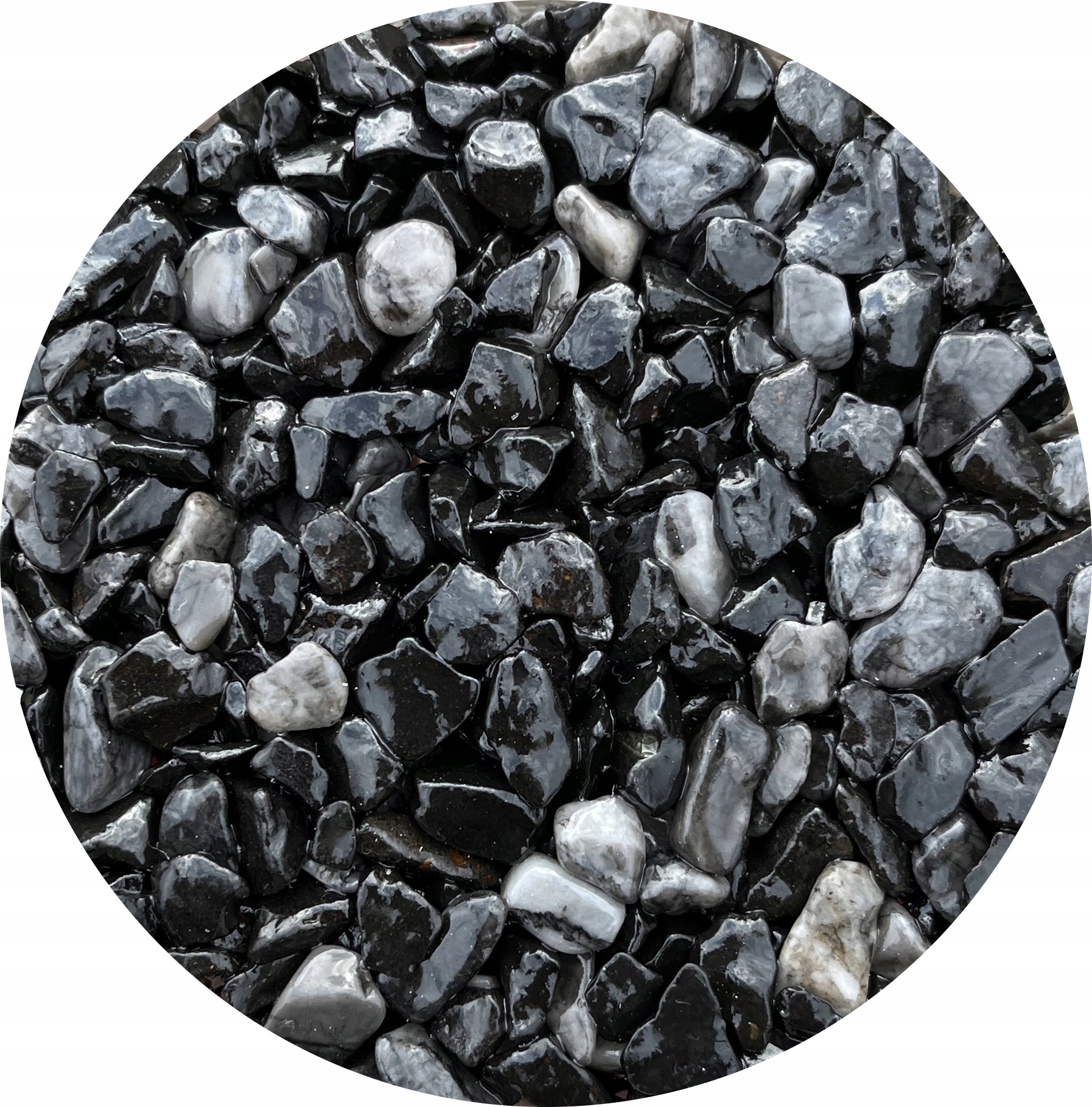 Kamienny dywan Kruszywo Marmurowe Dark Carnico 4-8 mm 25 kg