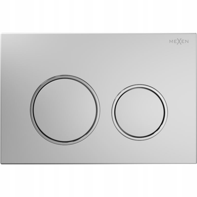 Mexen Fenix Xs splachovací tlačítko, Matná chrom
