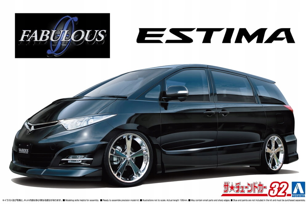 Toyota Estima Fablous Různé GSR50 '06 1:24 Aoshima 06216