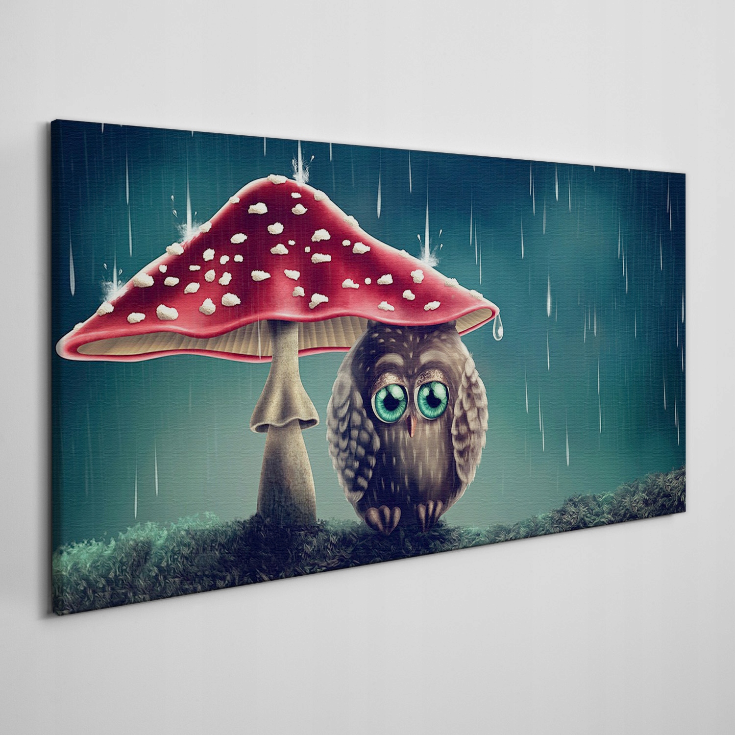 

Nowoczesny obraz na płótnie Ptak grzyb 140x70 cm