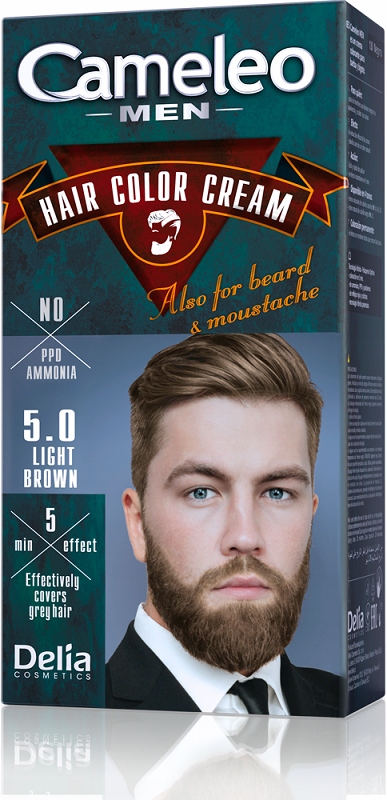 

Delia Cameleo Men Farba Do Brody Wąsów 5.0 J.brąz
