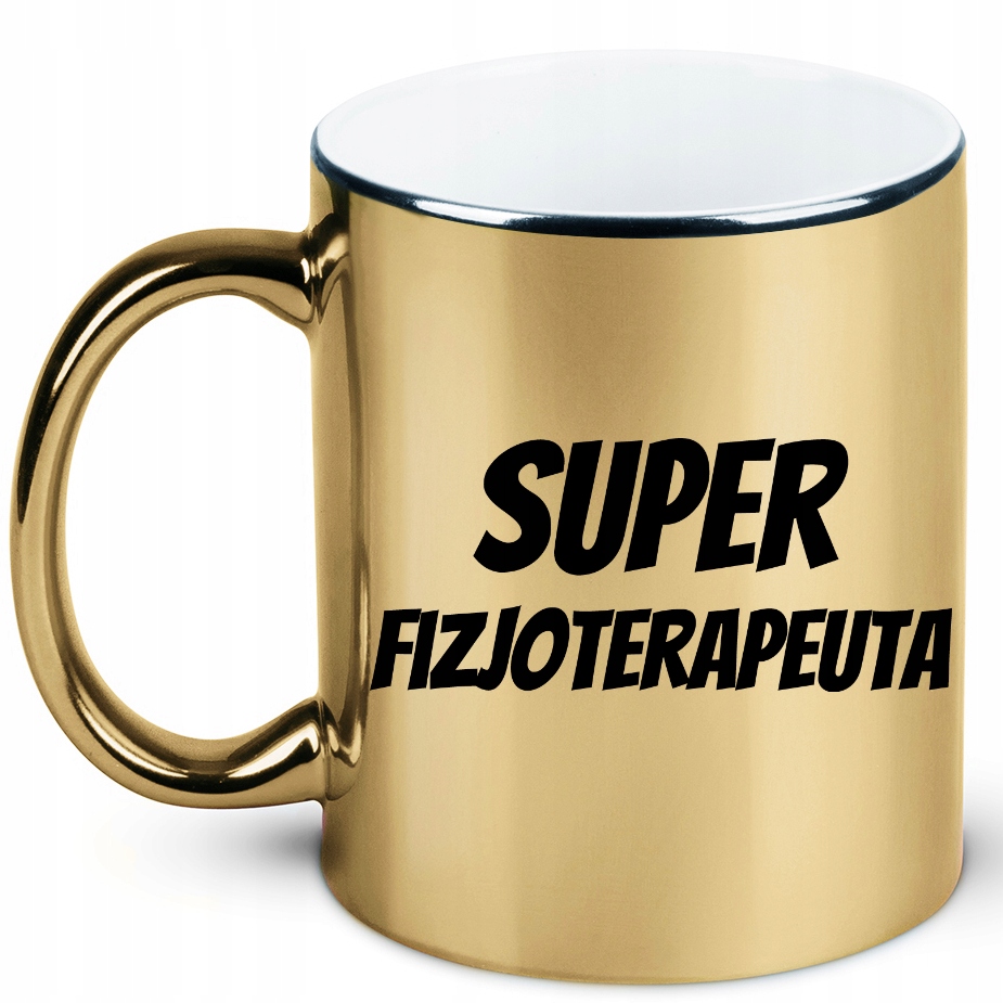 

Kubek złoty dla fizjoterapeuty, fizjoterap