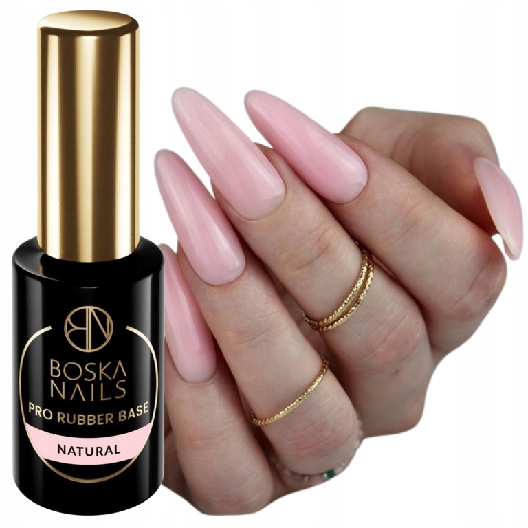 BOSKA NAILS PRO RUBBER BASE KAUCZUKOWA BAZA HYBRYDOWA - NATURAL 10 ml Marka Boska Nails