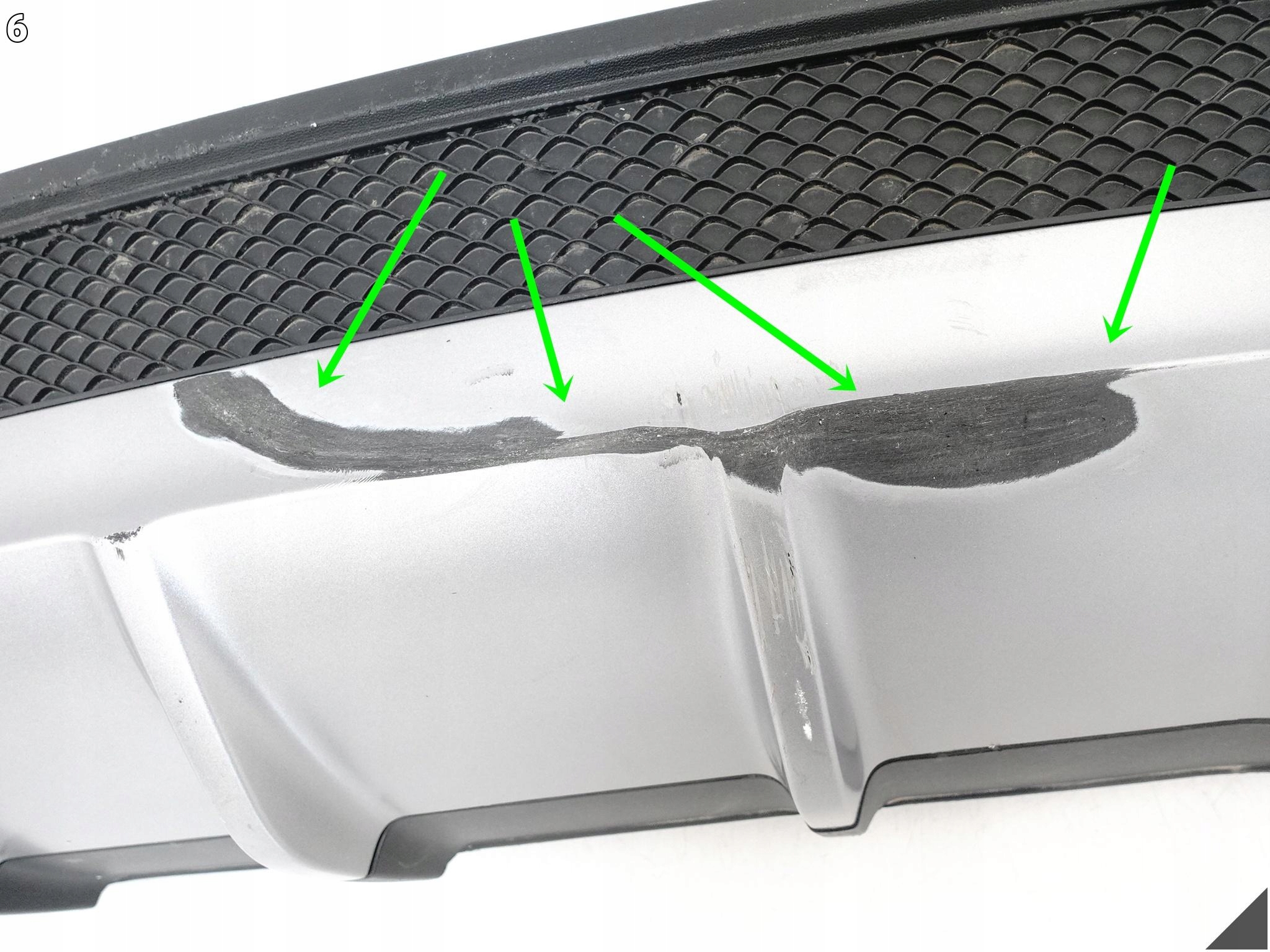 MERCEDES GLA AMG GLA45 4.5 X156 W156 13-17 bumper SPOILER diffuser rear part