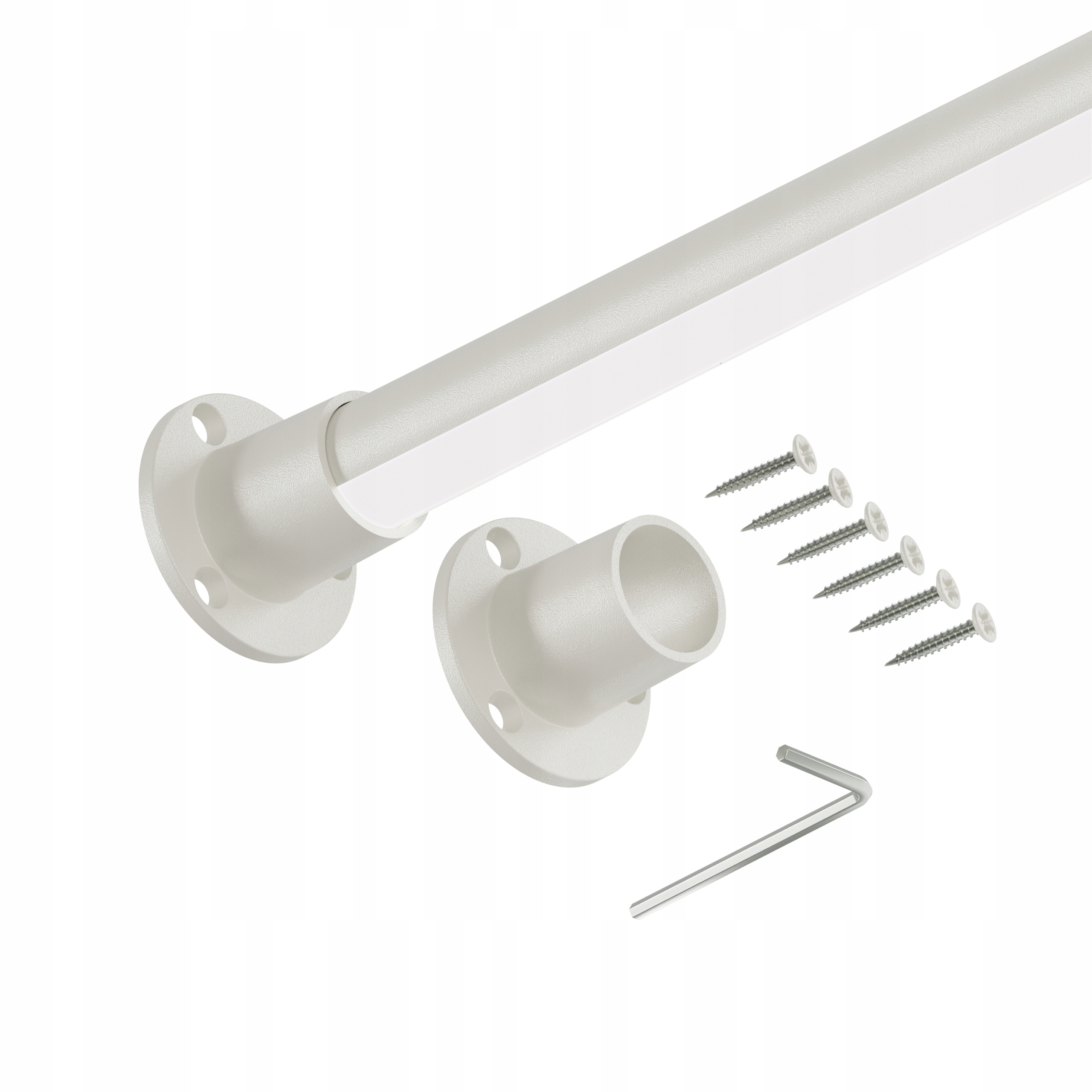 Šatní šatní tyč 25 mm Kašmír 200 cm Led Pro II