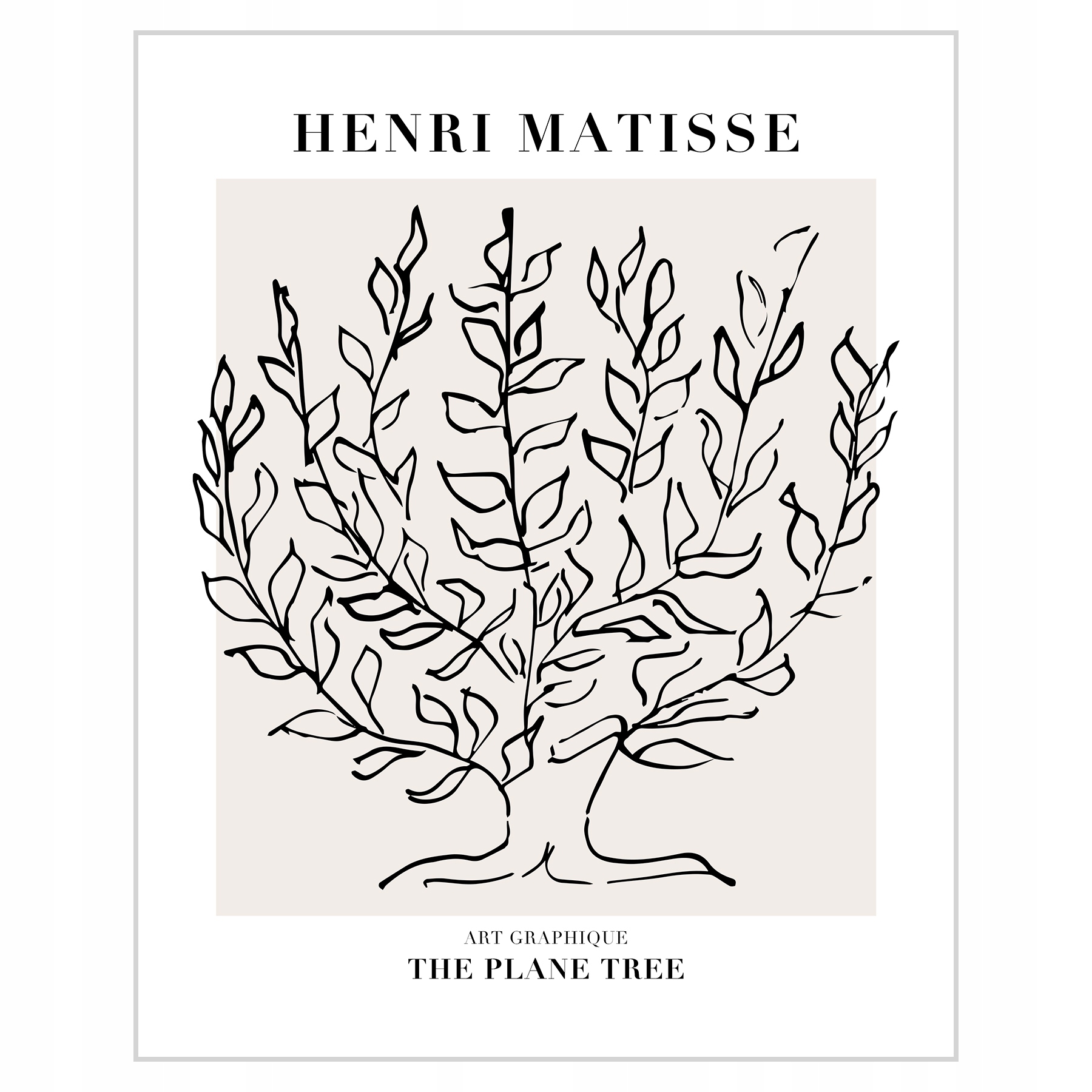 

Plakat 24x30 Henri Matisse Drzewo