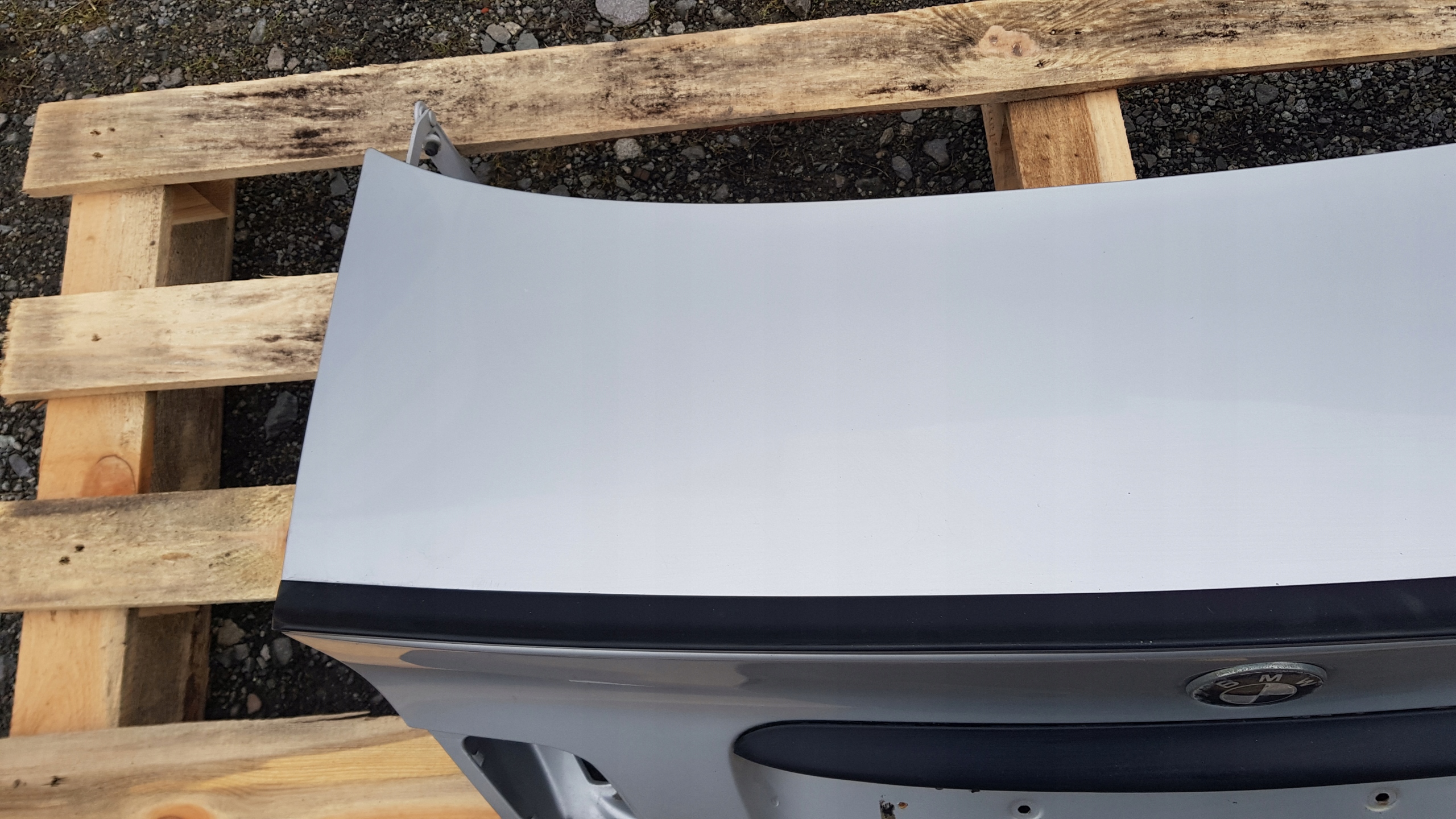 BMW E46 trunk door boot rear part TITANSILBER