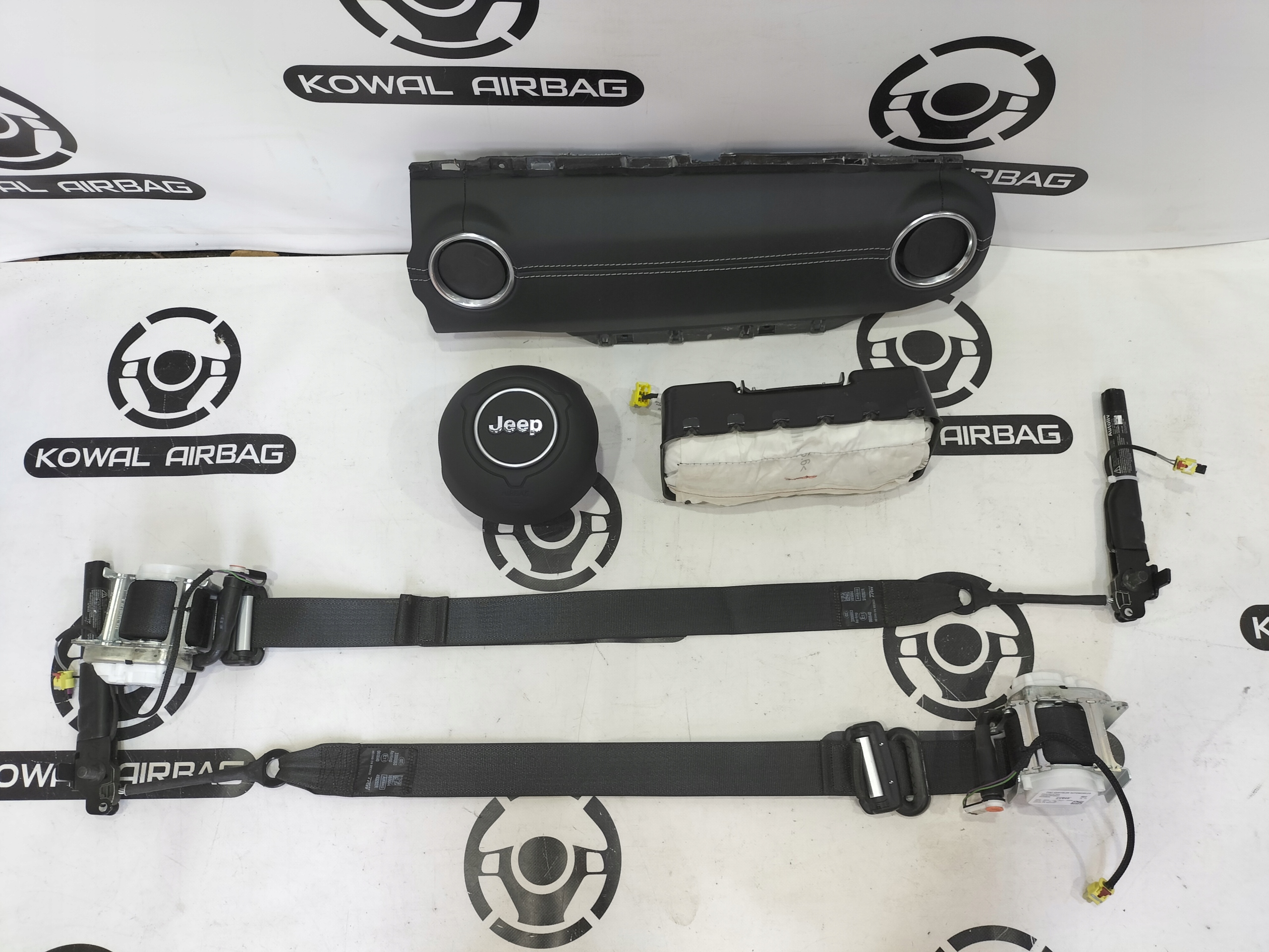 JEEP WRANGLER JL AIRBAG PODUSZKA KIEROWCY PASAŻERA ZAŚLEPKA PASY