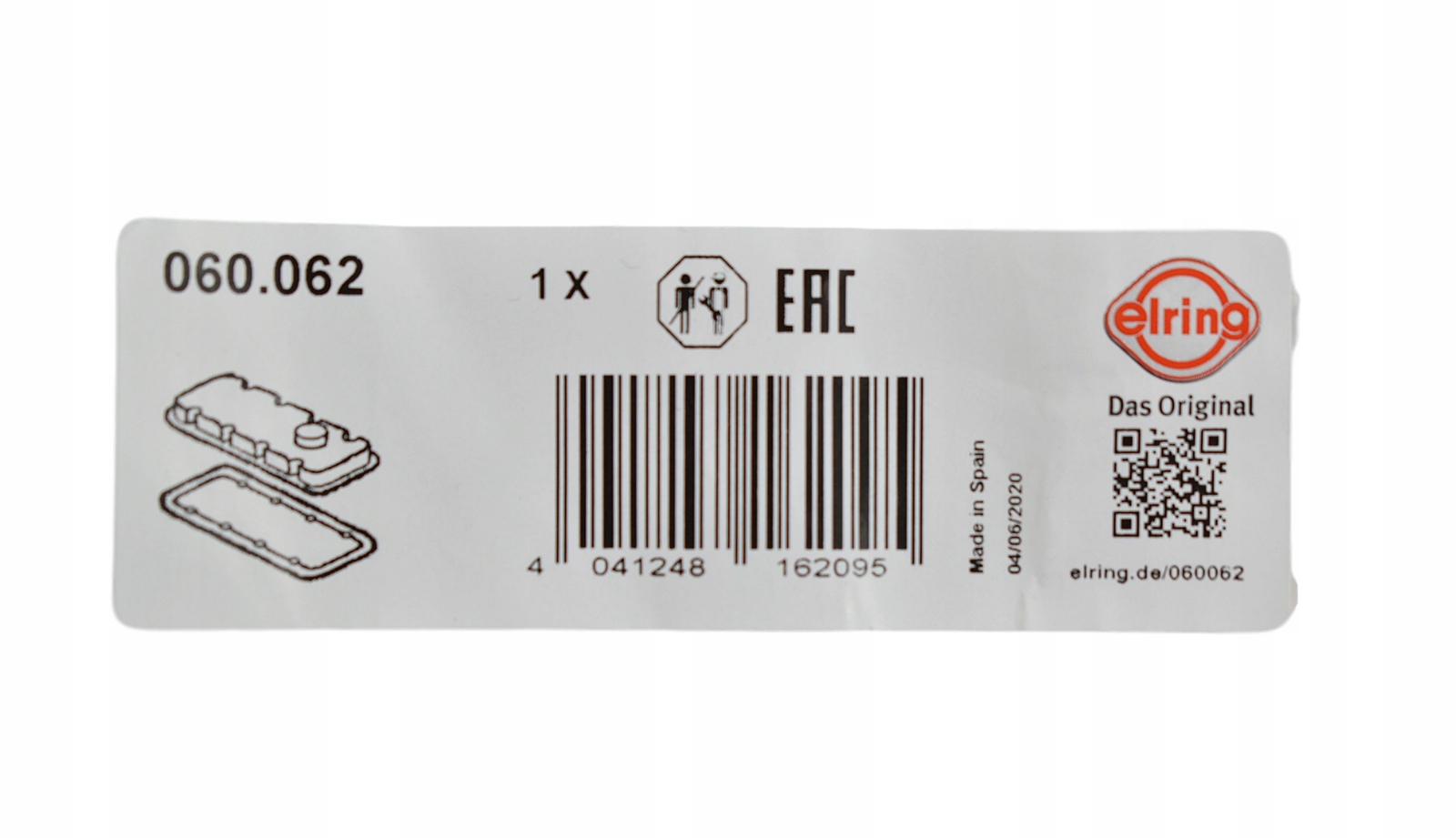 ELRING USZCZELKA POKRYWY ZAWORÓW BMW X3 E53 E70 X5 X6 3.0D M57 Producent części Elring