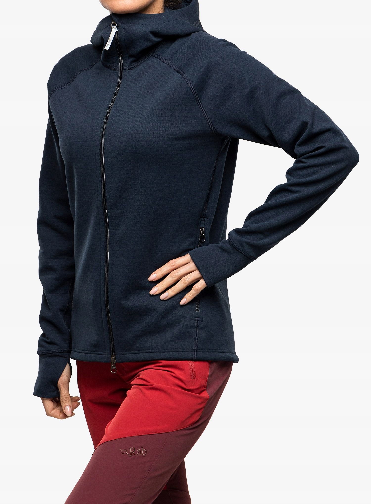 Mikina fleecová Houdini Mono Air Houdi modrá, velikost M