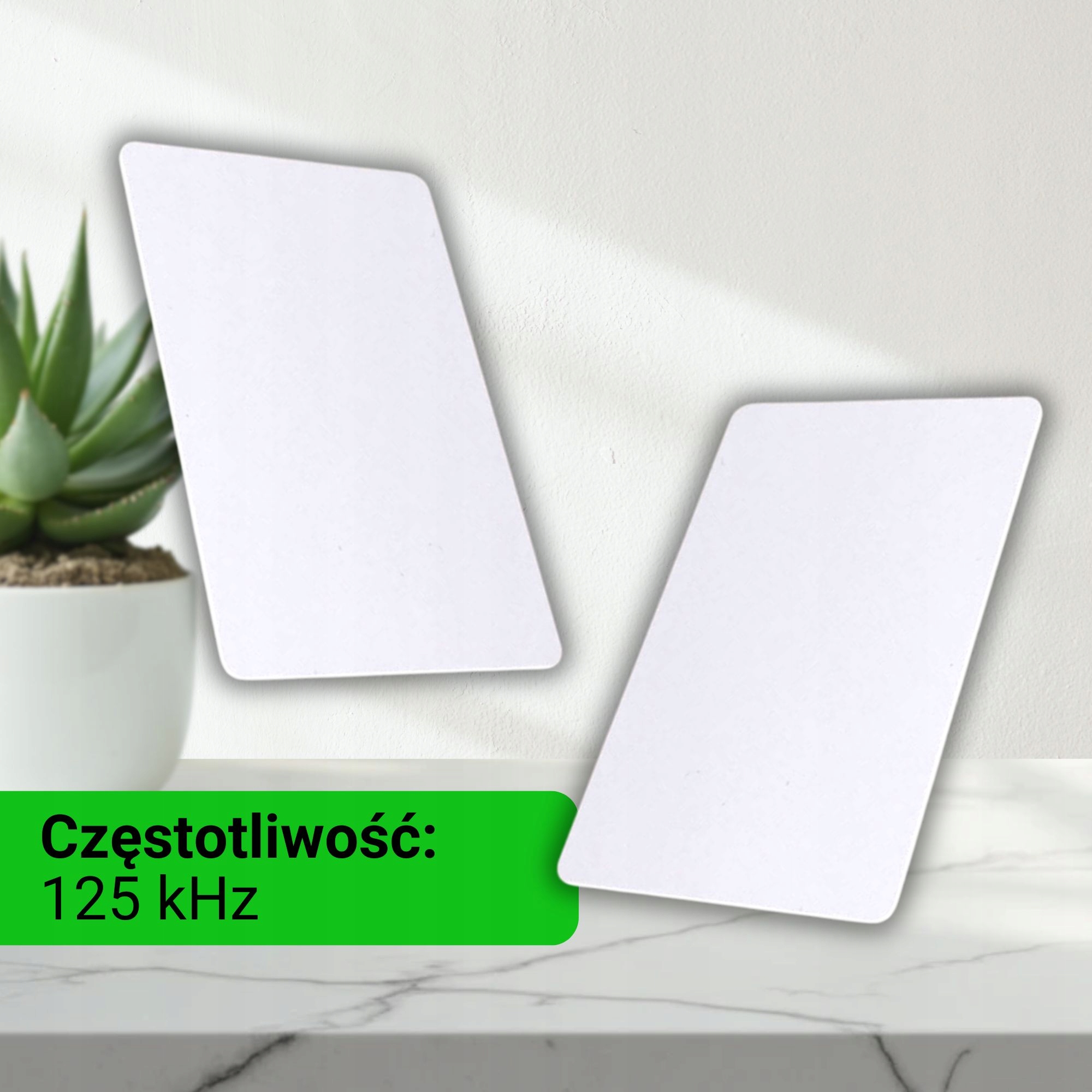 Karta 200ks Rfid 125kHz Unique EM4100 Mia EMK1-P 0,86mm Kontrola přístupu