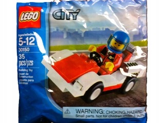 Lego City 30150 Polybag Saszetka Figurka Race Car twn163 Nowy