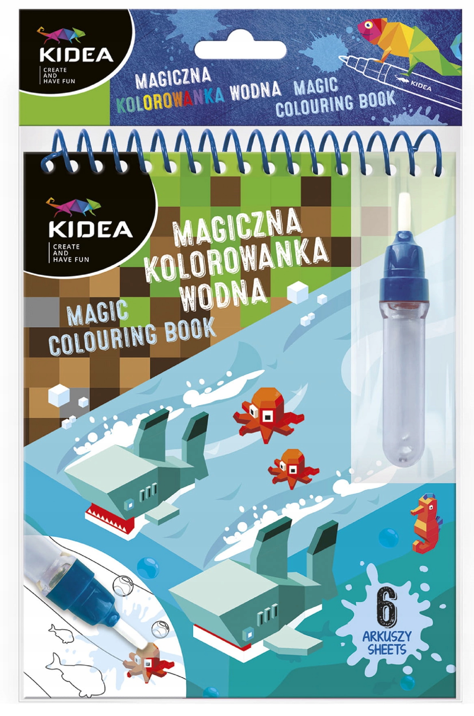 

Magiczna wielorazowa kolorowanka wodna game
