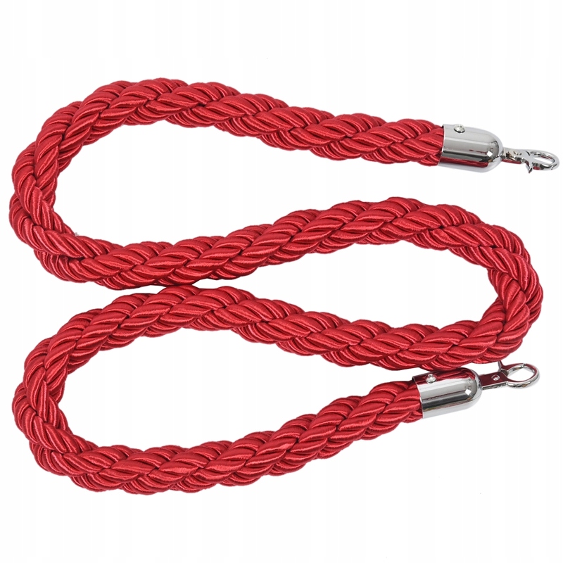 Ng Twisted Queue Barrier Rope Red for Posts Stands