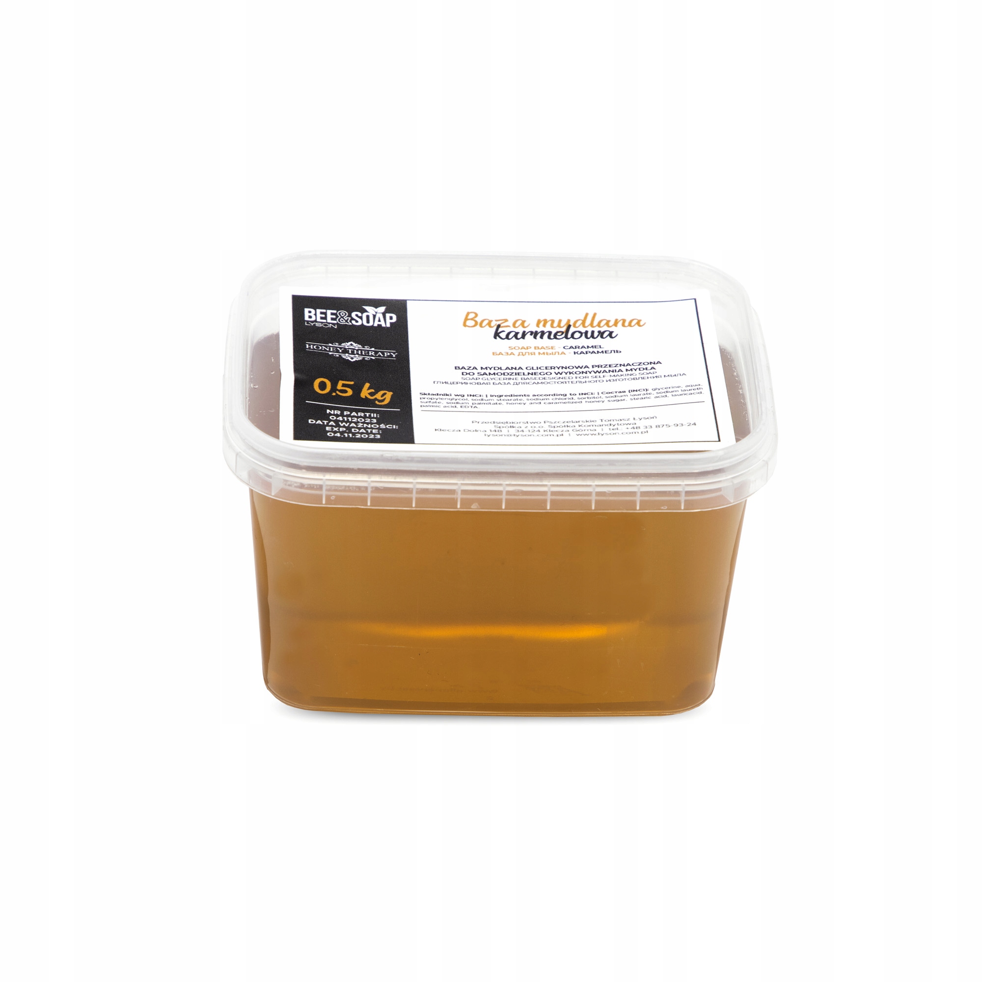 

Baza mydlana karmelowa kreatywne pudełko