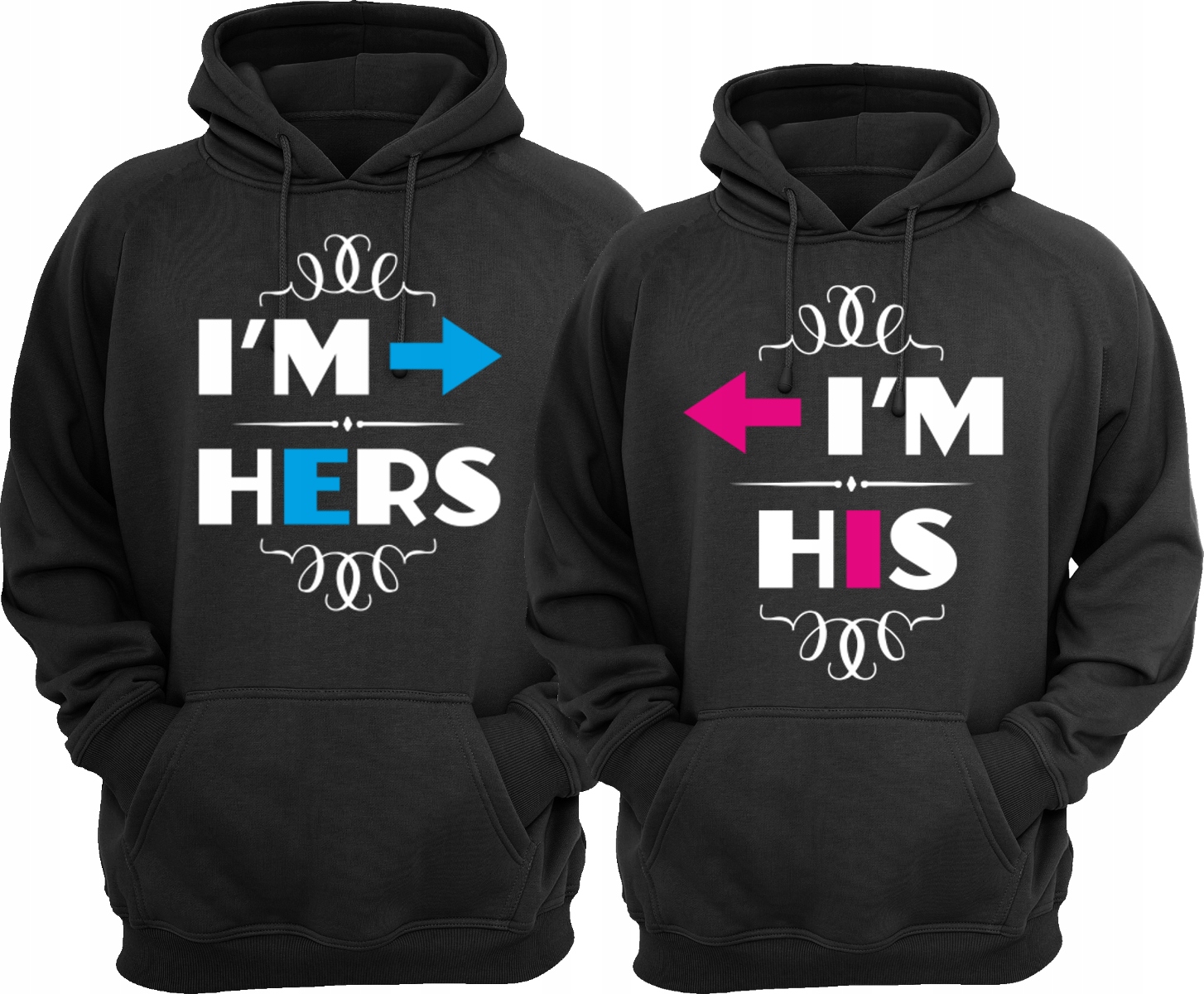 

Bluzy dla par Komplet Bluz Dla Par His Her's