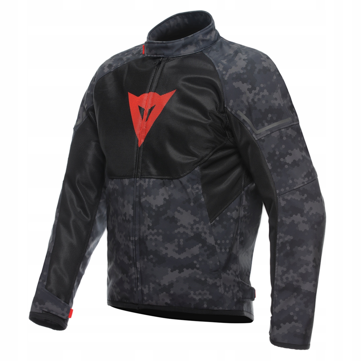 Textilná bunda Dainese Ignite Air Camo šedá/čierna/červená 48