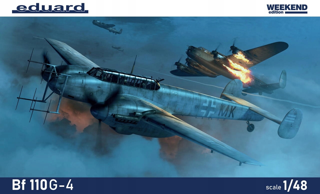 Eduard 8405 1:48 Bf 110G-4 model samolotu