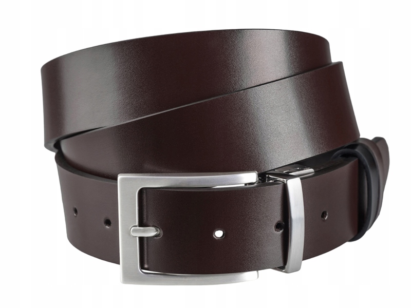 

Skórzany Skóra Pasek Damski Spodni Brązowy P3 120