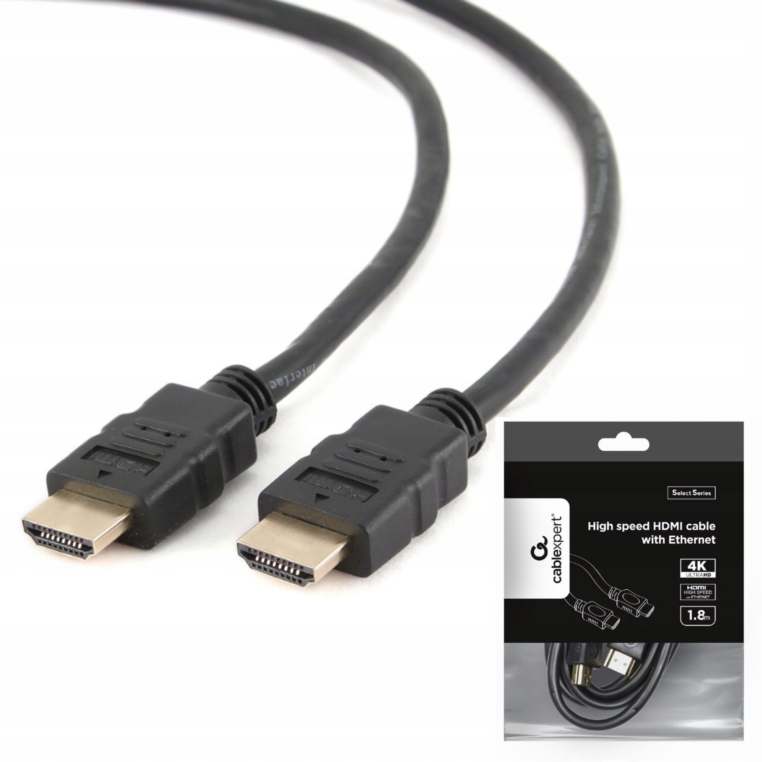 

Gembird 1.8m Hdmi v 2.0 M/M kabel 1,8 m Czarny