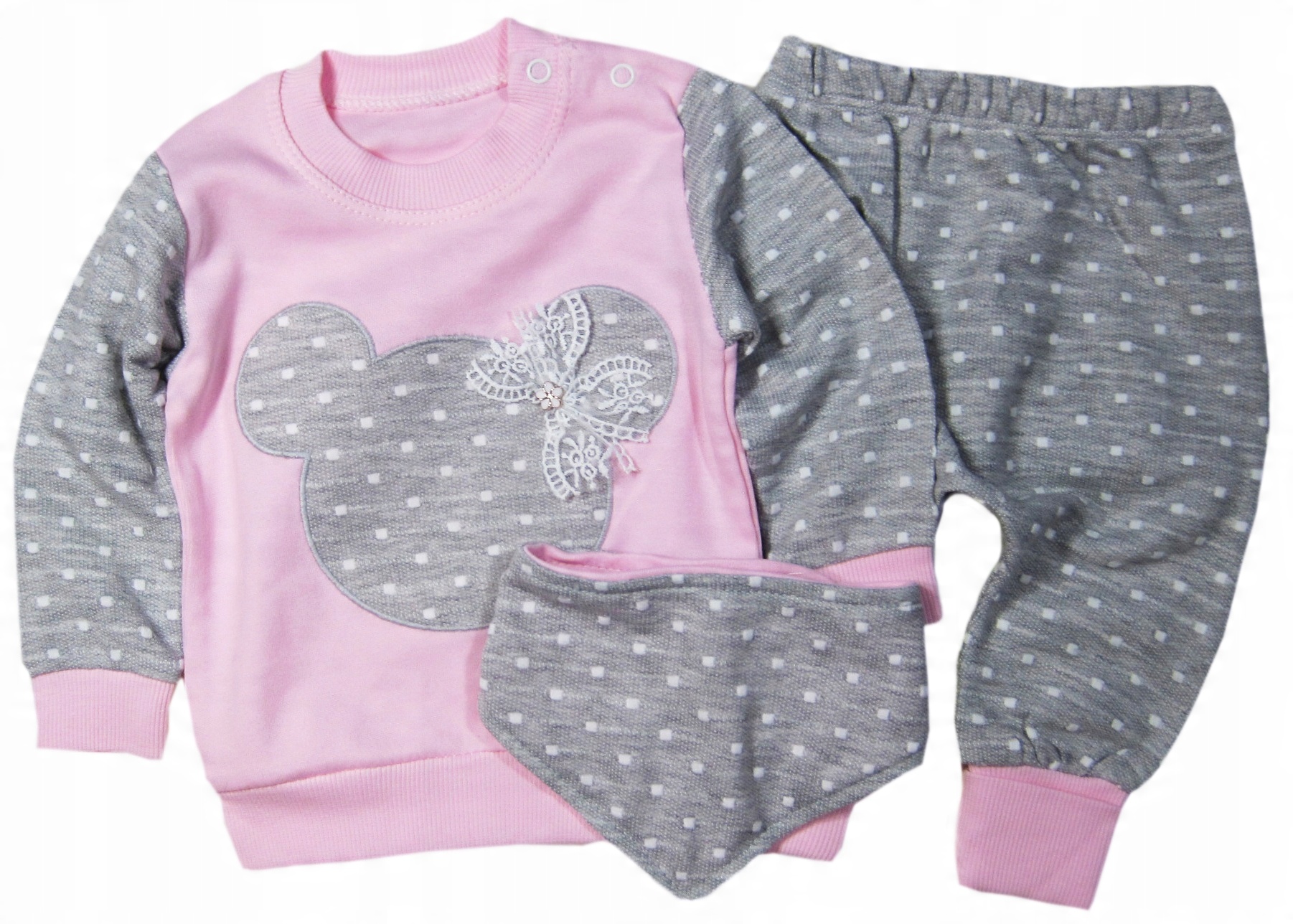 

Komplet Dres Bluza +Spodnie +Apaszka 3-pak * 62