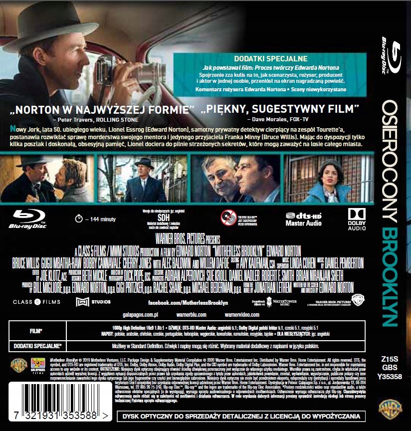 OSIEROCONY BROOKLYN (BD) PL Gatunek kryminały