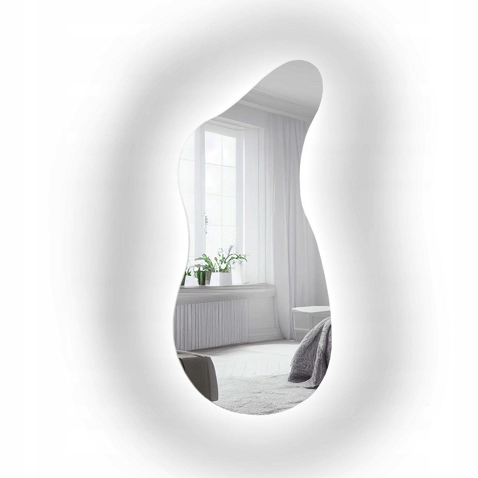 Zrcadlo nepravidelného tvaru Angelit II s Led podsvícením 71x160