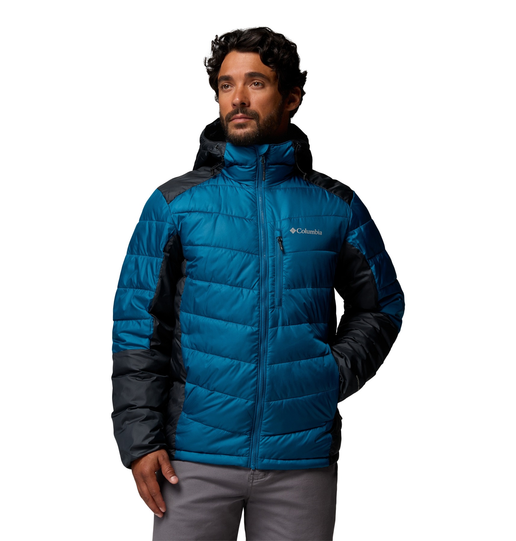 Pánská péřová bunda Columbia Labyrinth Loop II modrá 2085294442 r XL