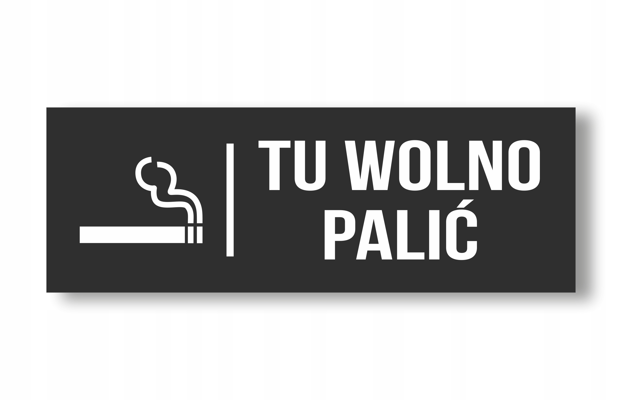 

Tabliczka Tu Wolno Palić 20x7cm Pcv 3mm Uv