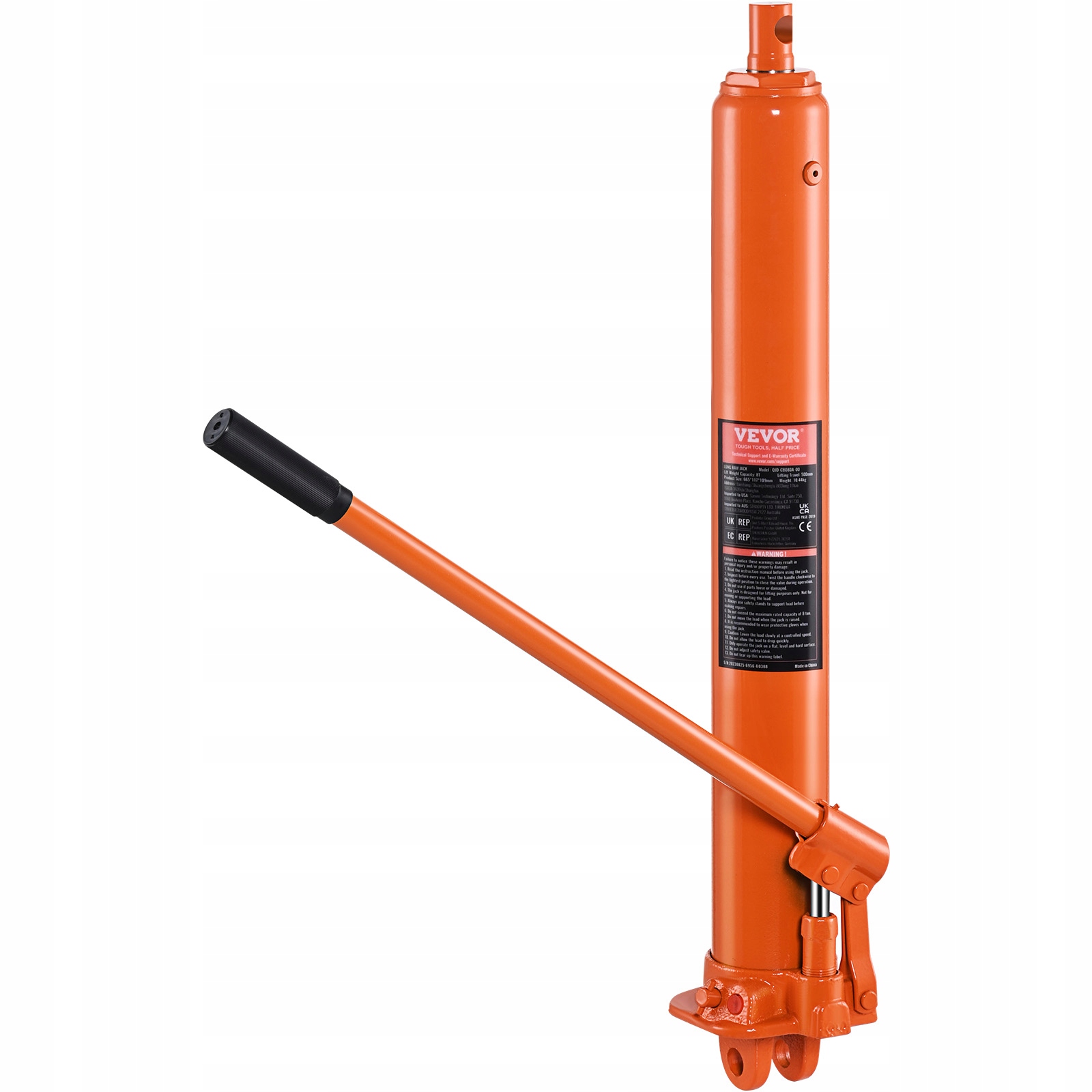Hydraulický Zdvihák Vevor 8 Ton, Dlhý, Pevný A Odolný