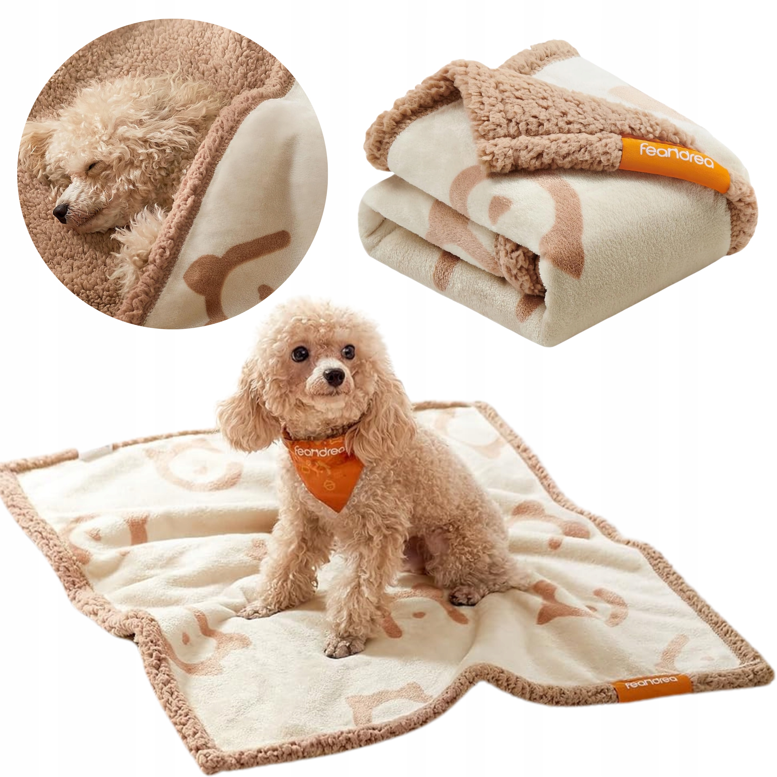 Levně Voděodolná Deka Pro Psa Kočku Zvířata Přikrývka Deka Oboustranná 73x63