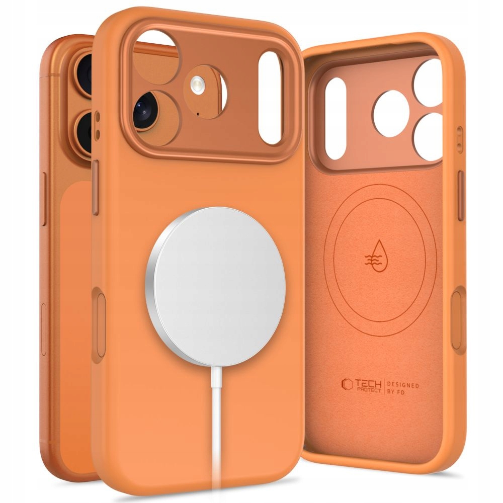 Etui do iPhone 17 Pro Tech-Protect Uniq MagSafe pomarańczowe