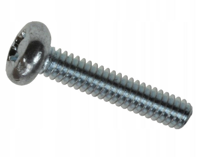 

Śruba M2.5 x 14MM (+) Walec Stal Ocynk 10 Sztuk